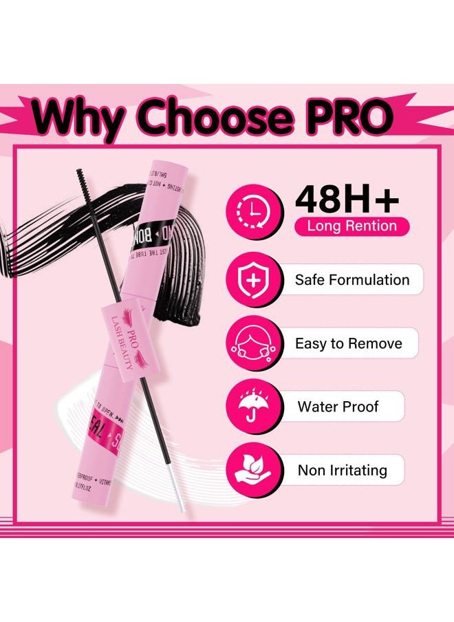 PRO LASHBEAUTY Lash Clusters, 72 Pcs Individual Cluster Lashes DIY Lash Extension 8-16mm Eyelash Clusters Natural Wispy Lashes Super Thin Band Reusable Soft & Comfortable(Natural-D-8-16mix)  - Image 5