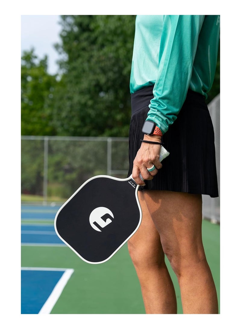 Gamma GAMMA Fusion Power Pickleball Paddle, 8.25-Inch Wide Fiberglass Surface Maximizes Hit Potential for All Skill Levels, Black  - Image 4
