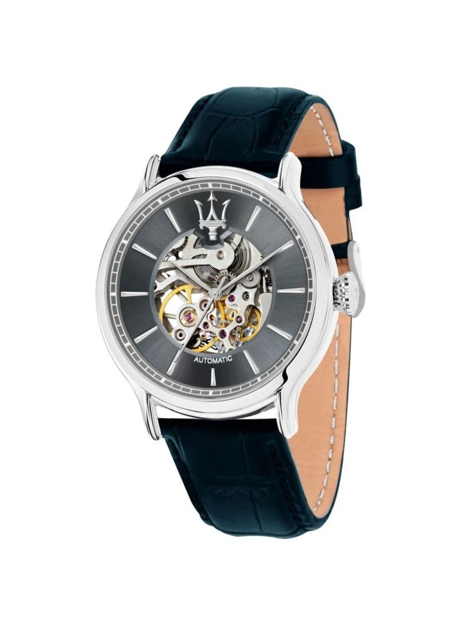 مازيراتي ساعة مازيراتي إيبوكا R8821118002 أوتوماتيكية بسوار جلد أزرق - Image 1