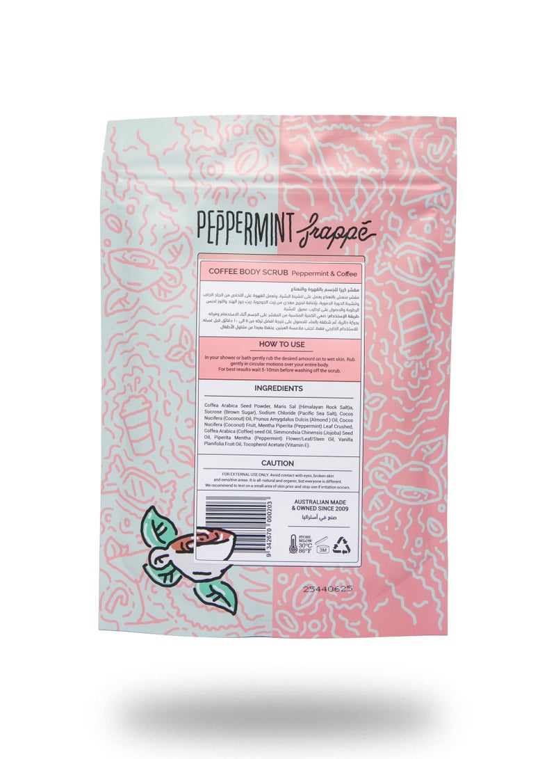 Kirra Peppermint Frappe Vegan Coffee Body Scrub - Image 2