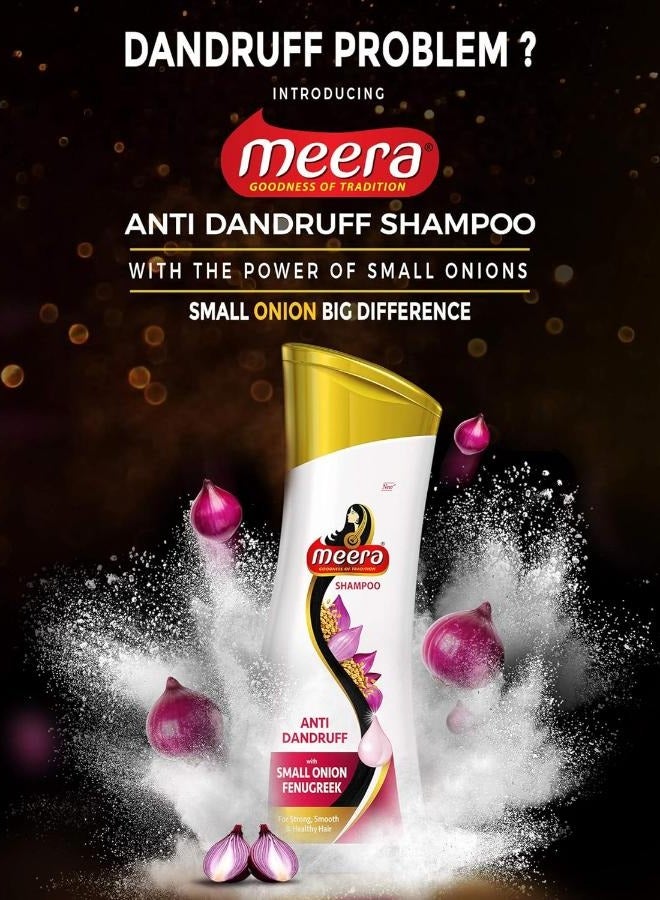 MEERA Anti Dandruff Shampoo With Small Onion Fenugreek 180 ML - Image 2