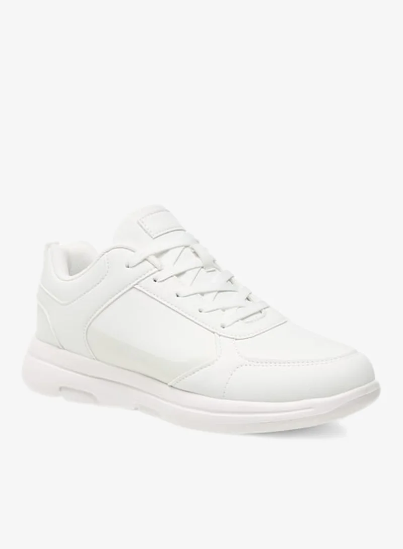 ال بي ال من شو اكسبرس حذاء رياضي رجالي بألواح وإغلاق برباط