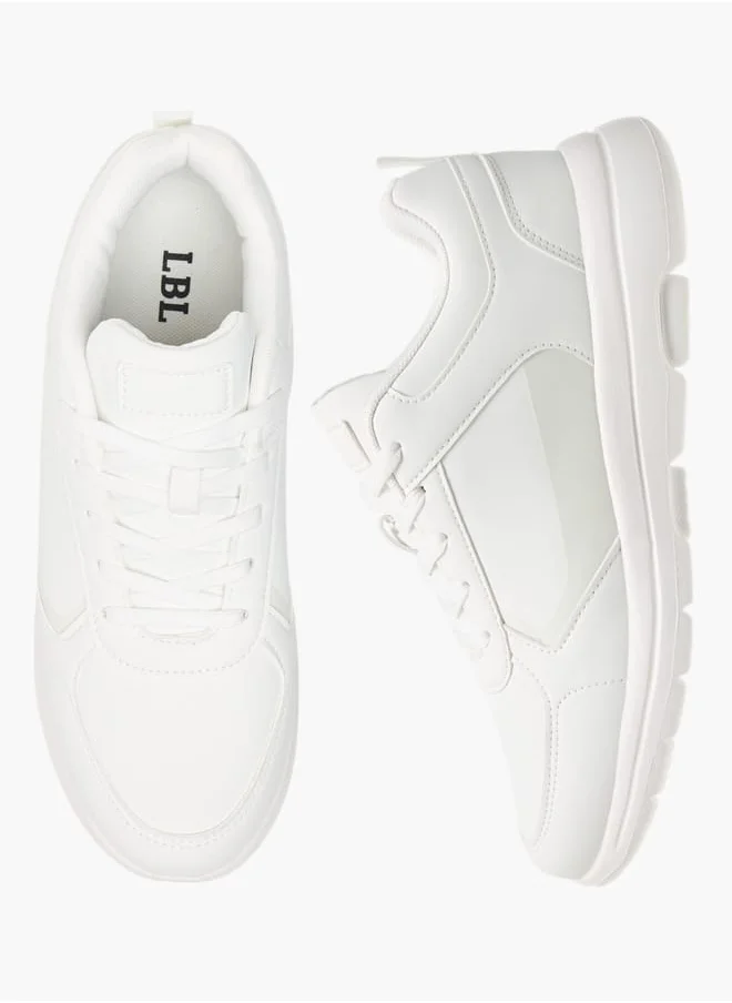 ال بي ال من شو اكسبرس Men Panelled Sneakers with Lace-Up Closure - WAT24063