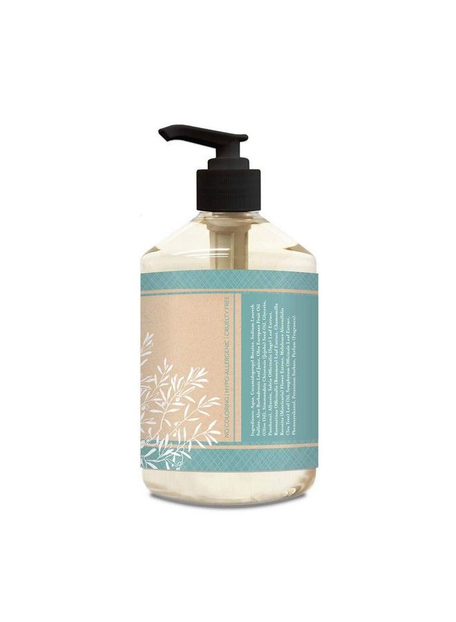Olivia Care Liquid Hand Soap All Natural Cleansing Germfighting Moisturizing Hand Wash For Kitchen & Bathroom Gentle Mild & Natural Scented 18.5 Oz (Verbena) - Image 3