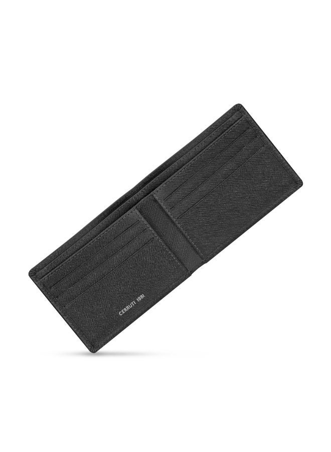 CERRUTI 1881 Black Leather Wallet for Men - Image 4