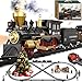 BUBUQE Train Set for Kids Remote Control Train Toys wSteam LocomotivePassenger Carriage Luxury Tracks Electric Trains wRealistic SmokeSounds Lights Christmas Birthday Gift for Boys Girls 3 4 5 6 7 - Image 3