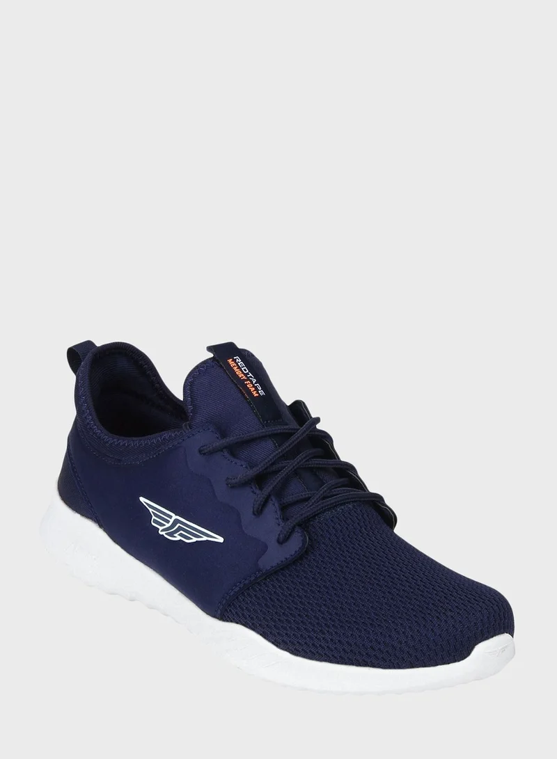 Red Tape Logo Mesh Low Top Sneakers