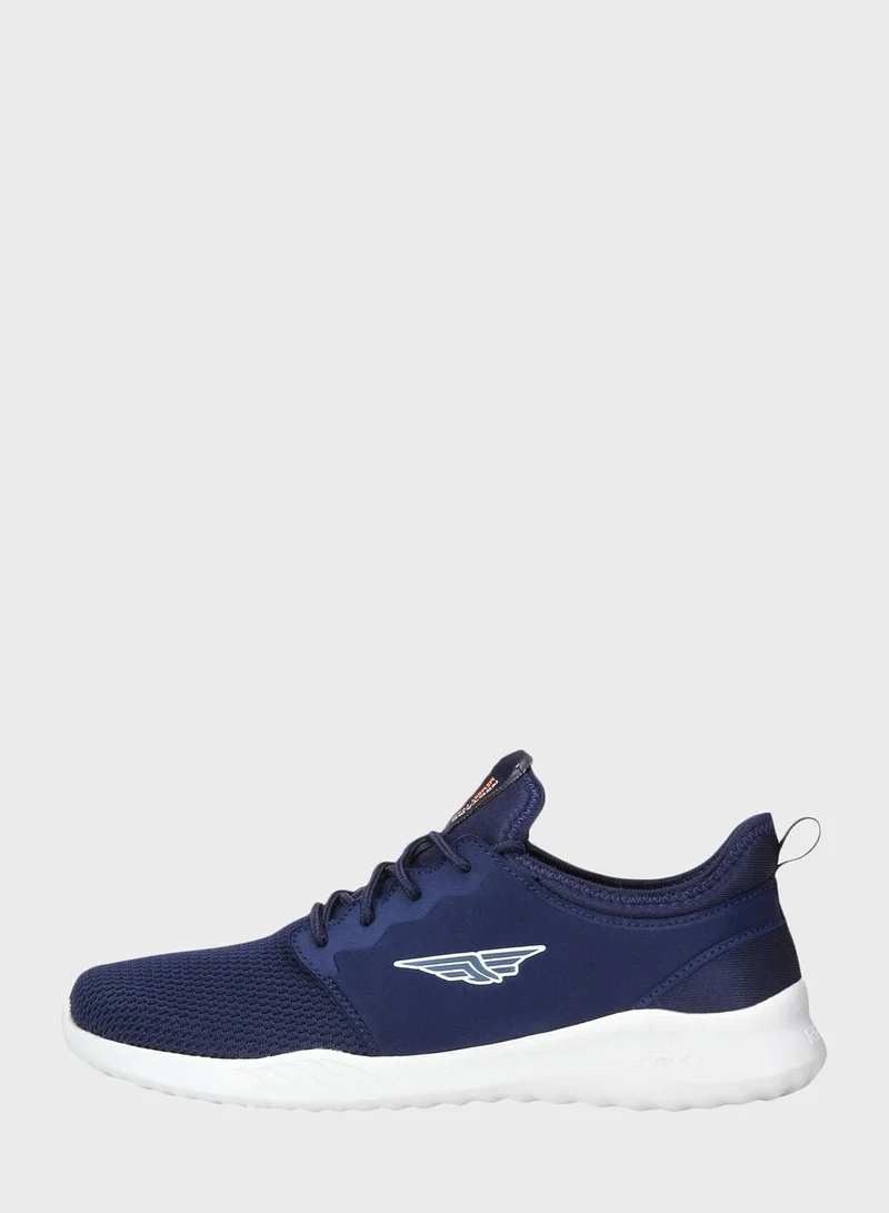 Red Tape Logo Mesh Low Top Sneakers
