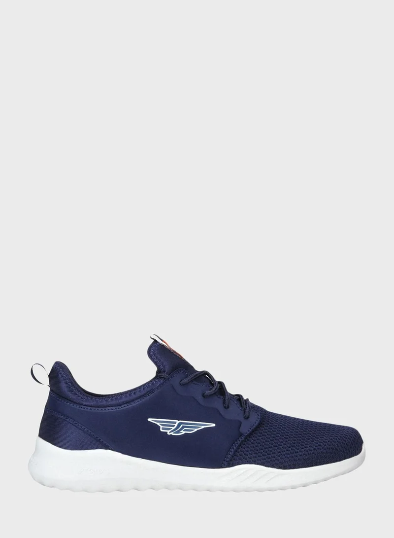 Red Tape Logo Mesh Low Top Sneakers