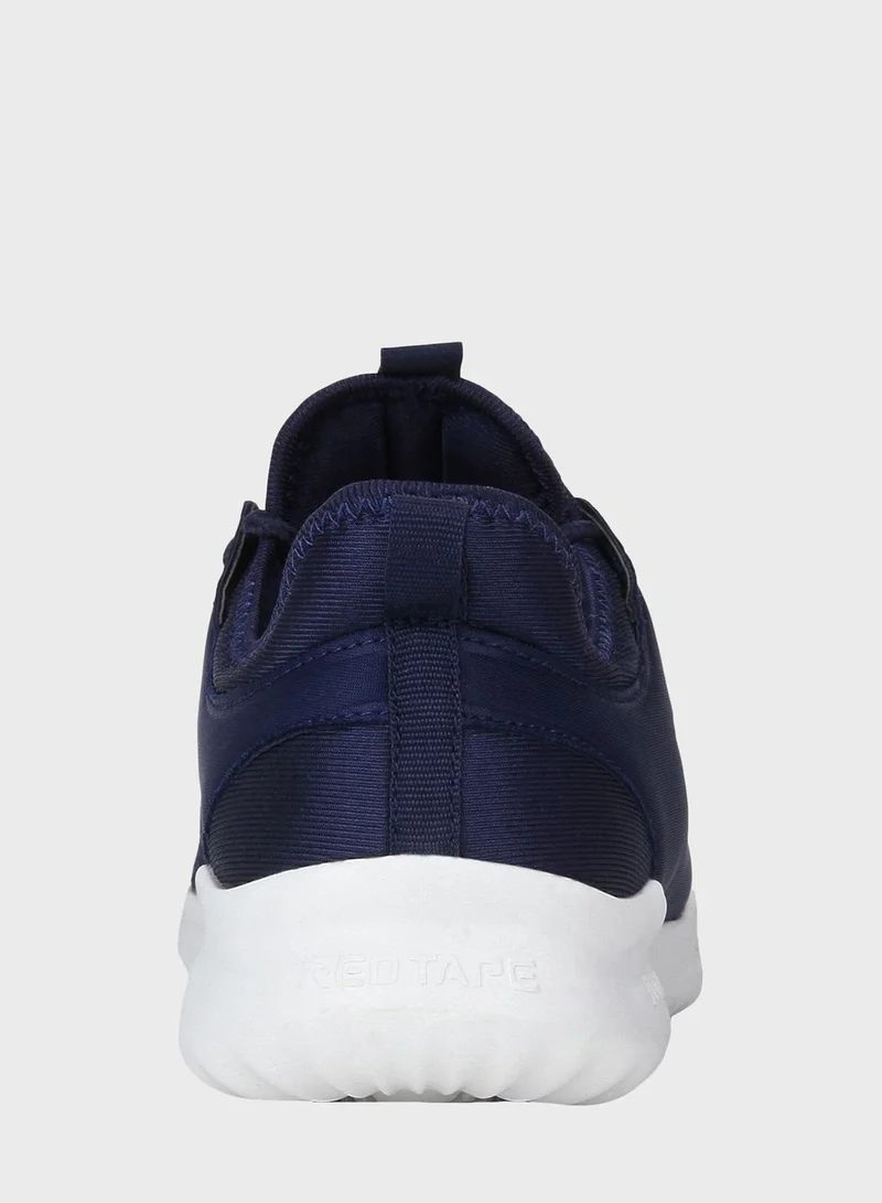 Red Tape Logo Mesh Low Top Sneakers