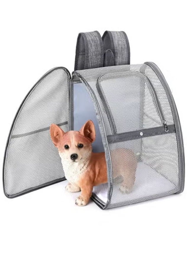 keke Pet Backpack Carrier for Small Cats Dogs | Ventilated Design, Safety Straps, Buckle Support  - Image 3