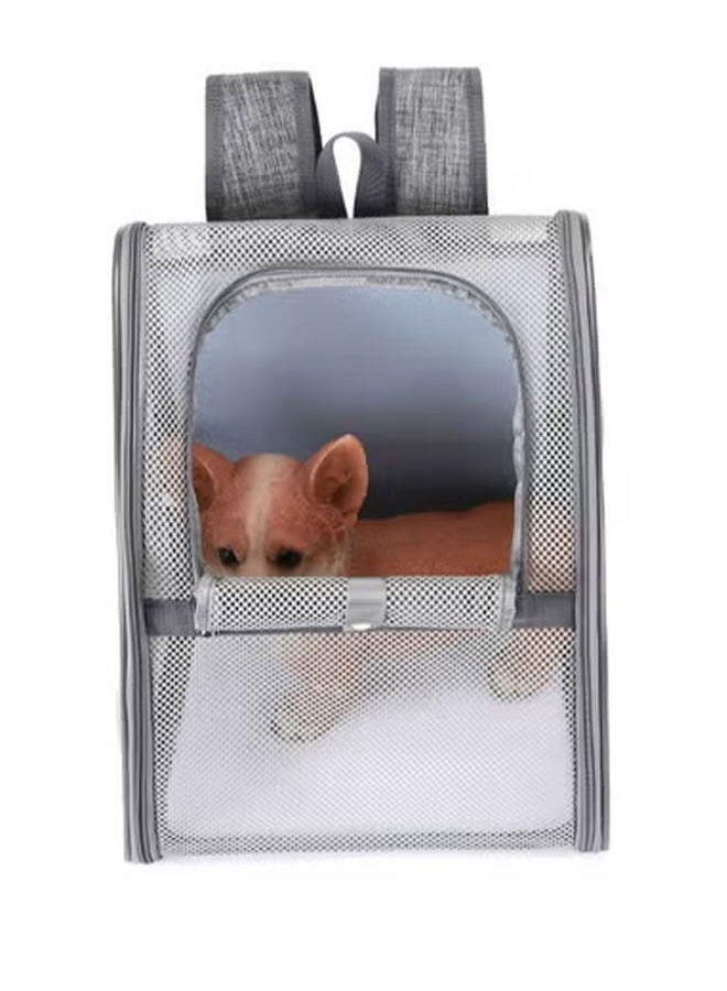 keke Pet Backpack Carrier for Small Cats Dogs | Ventilated Design, Safety Straps, Buckle Support  - Image 4