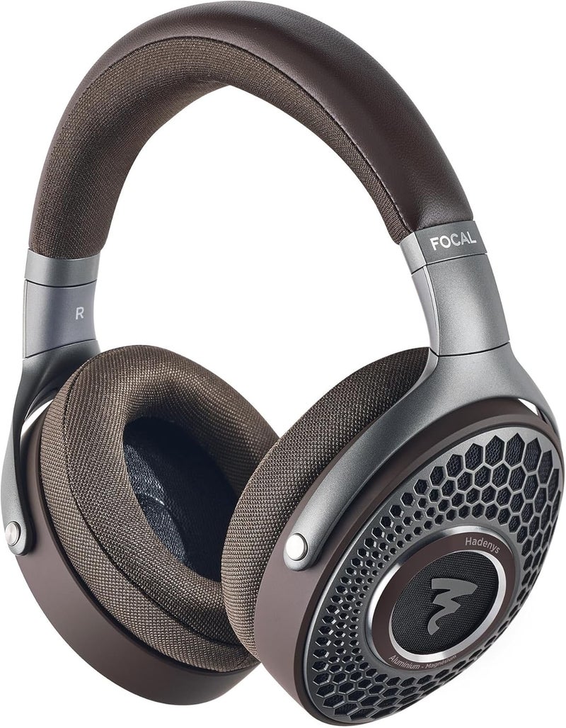 Focal Hadenys High-End Open-Back Headphones, Brown - Image 2