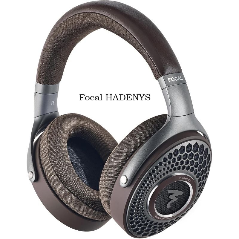 Focal Hadenys High-End Open-Back Headphones, Brown - Image 1