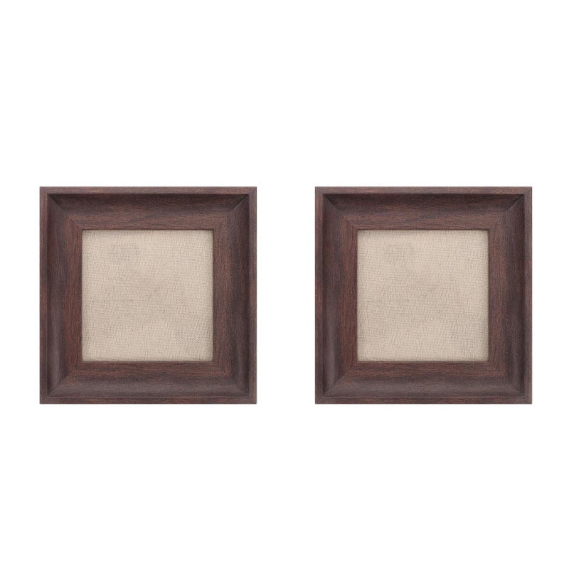 2pcs Vintage Wood Grain Nail Color Display Board Nail Art Showcase Frame for Faux Nail Tips Stable Nail Sample Display Stand for Home and Salon Use - Image 1