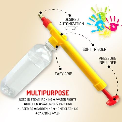 ME  YOU ME & YOU Water Spray for Festival, Holi Spray Gun for Colorful Celebration,Holi Color Spray, Holi Fun Accessory, Pressures Inbuilder Pichkari for Holi Celebration (Pack of 2) - Image 3