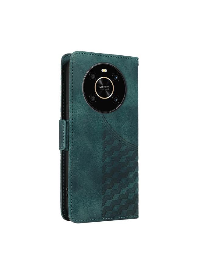 S-TOP Case For Honor Magic4 Lite 4G / 5G Embossed Rhombus Starry Leather Phone Case - Image 3