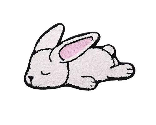 HYST Animal Shape Design Cute Bathroom mat,Showroom Bathmat,Non-Slip Bath Rugs,Play Carpet Area Rug for Kids,Photography Props,Home Decor,Indoor mat,Pet mat (Rabbit) - Image 1