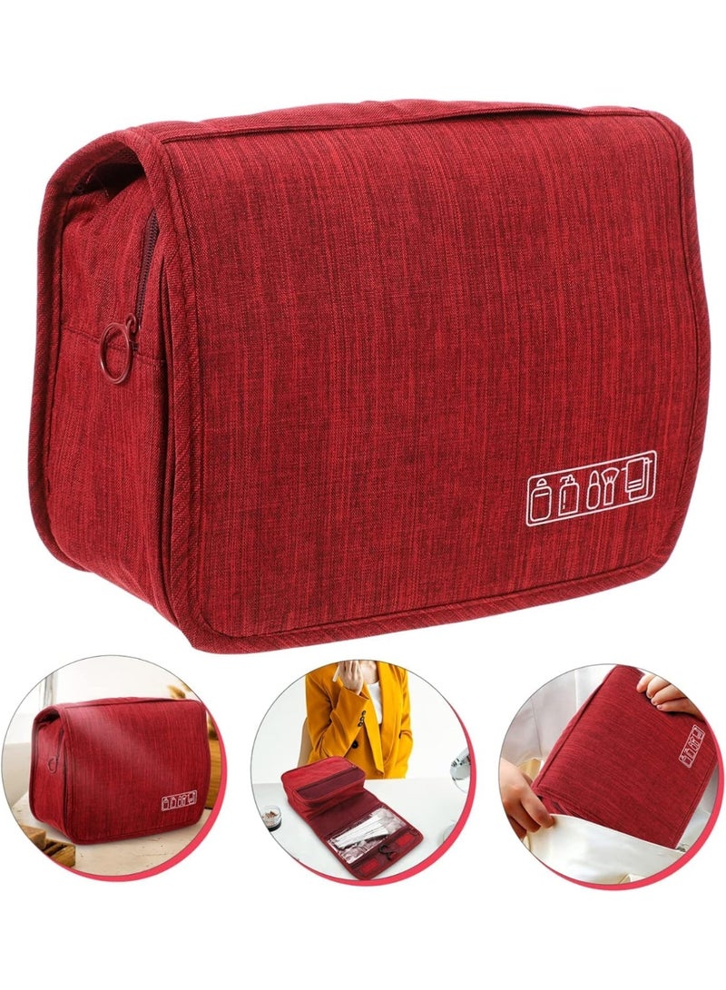 BLOOMING TIME Large Capacity Toiletries Bag Inner Hook Versatile Travel Cosmetic Organizer for Daily Use and Travel Essentials for Cosmetics Wash Tools - Image 2