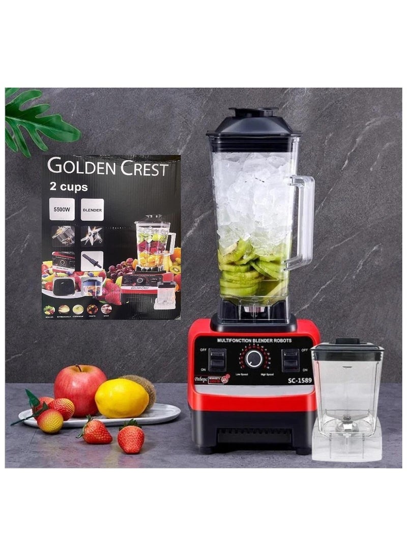 Golden Crest New Golden Crest, 2cups with multi funtions and have stainless steel cutting blade - Image 1