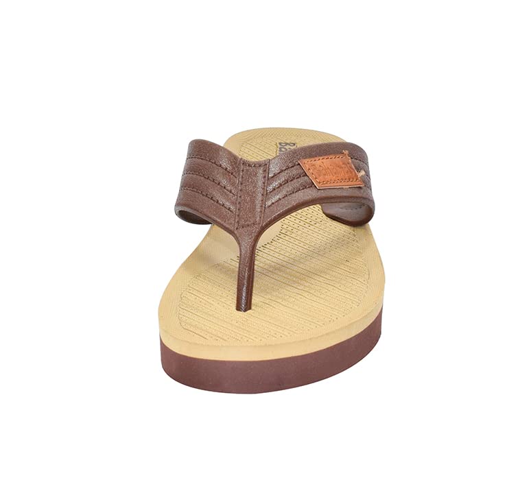 BAHAMAS Men's Slippers/Men's Flip flop/Men's Daily Use Slipper (Brown, numeric_10) - Image 4