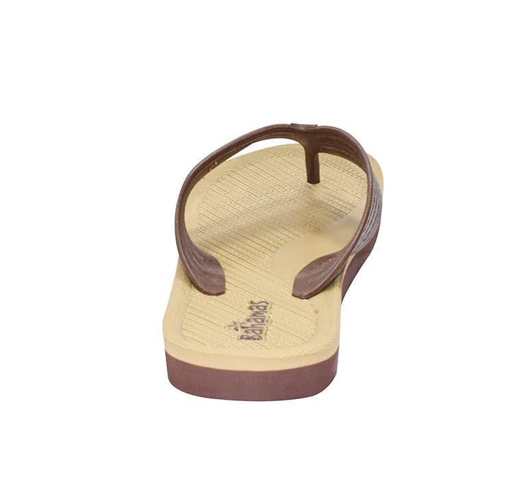 BAHAMAS Men's Slippers/Men's Flip flop/Men's Daily Use Slipper (Brown, numeric_10) - Image 5