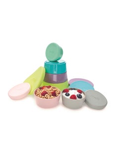 melii Stacking And Nesting Food Storage Containers With Silicone Lids - 12 Piece Set  - Image 4
