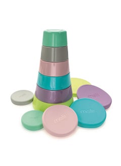 melii Stacking And Nesting Food Storage Containers With Silicone Lids - 12 Piece Set  - Image 3