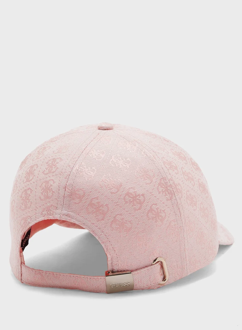 جس Printed Curved Peak Cap