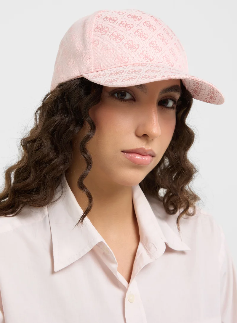 جس Printed Curved Peak Cap