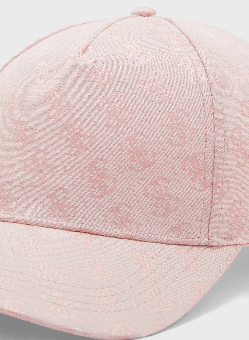 جس Printed Curved Peak Cap
