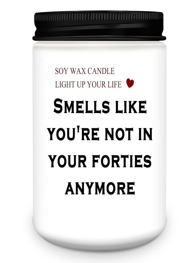 Homsolver 50th Birthday Candle Gifts for Her Him, Happy 50th Birthday Decorations Gift for Women Men, Funny 50 Years Old Gifts Ideas- Lavender Candles - Image 1