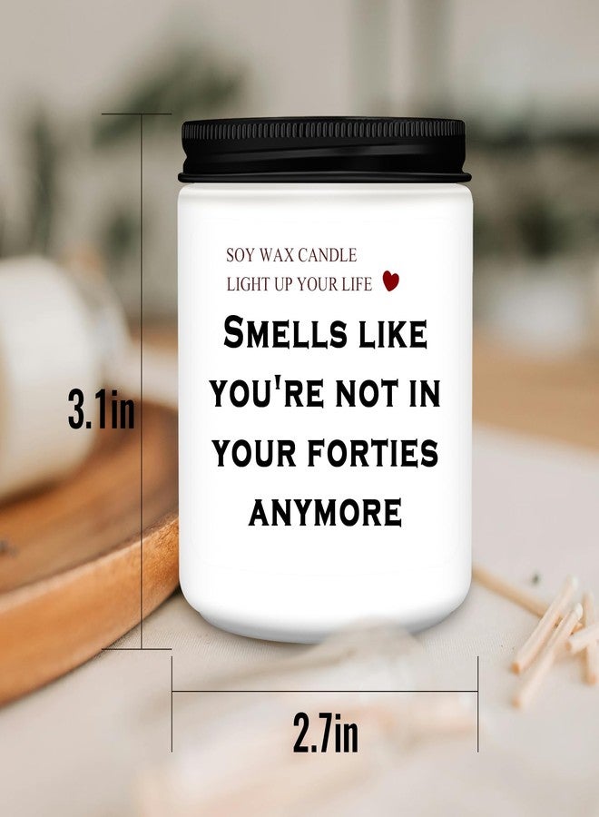 Homsolver 50th Birthday Candle Gifts for Her Him, Happy 50th Birthday Decorations Gift for Women Men, Funny 50 Years Old Gifts Ideas- Lavender Candles - Image 3