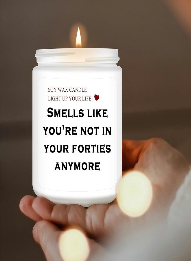 Homsolver 50th Birthday Candle Gifts for Her Him, Happy 50th Birthday Decorations Gift for Women Men, Funny 50 Years Old Gifts Ideas- Lavender Candles - Image 4
