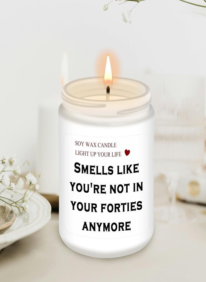 Homsolver 50th Birthday Candle Gifts for Her Him, Happy 50th Birthday Decorations Gift for Women Men, Funny 50 Years Old Gifts Ideas- Lavender Candles - Image 2