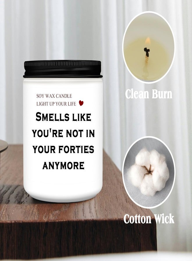 Homsolver 50th Birthday Candle Gifts for Her Him, Happy 50th Birthday Decorations Gift for Women Men, Funny 50 Years Old Gifts Ideas- Lavender Candles - Image 5