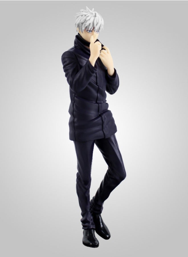 شخصية الرسوم المتحركة Jujutsu Kaisen Satoru Gojo، تمثال نموذج Satoru Gojo، ألعاب نموذج شخصيات PVC، لديكورات سطح المكتب/المقتنيات، 19 سم - Image 5