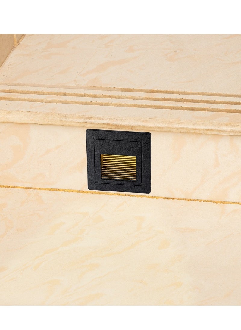 UCANDLE 6pcs Black Square Ladder Drawer Light  - Image 4