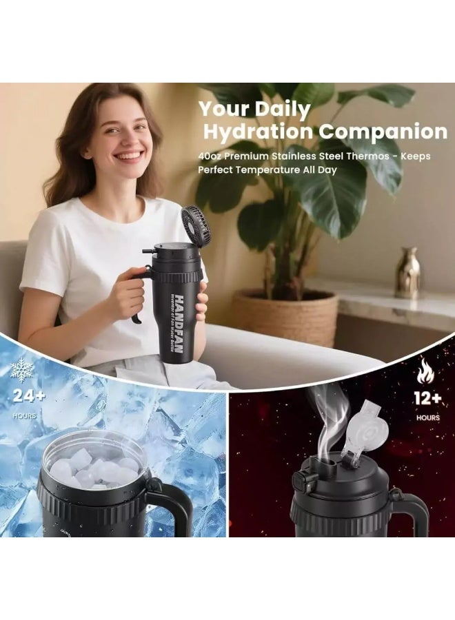 HandFan M440 Portable Water Smart Bottle with Fan - Image 4
