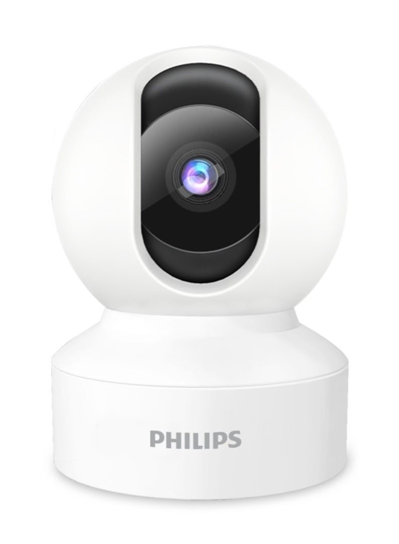 Philips 360° Smart Security Camera, 1080P WiFi Indoor/Outdoor Surveillance, Motion Detection, Privacy Mode, Smart Tracking, Two-Way Audio, Night Vision, Supports Up to 128GB SD Card, Remote Alerts for Home/Baby/Elder Monitoring - Image 1