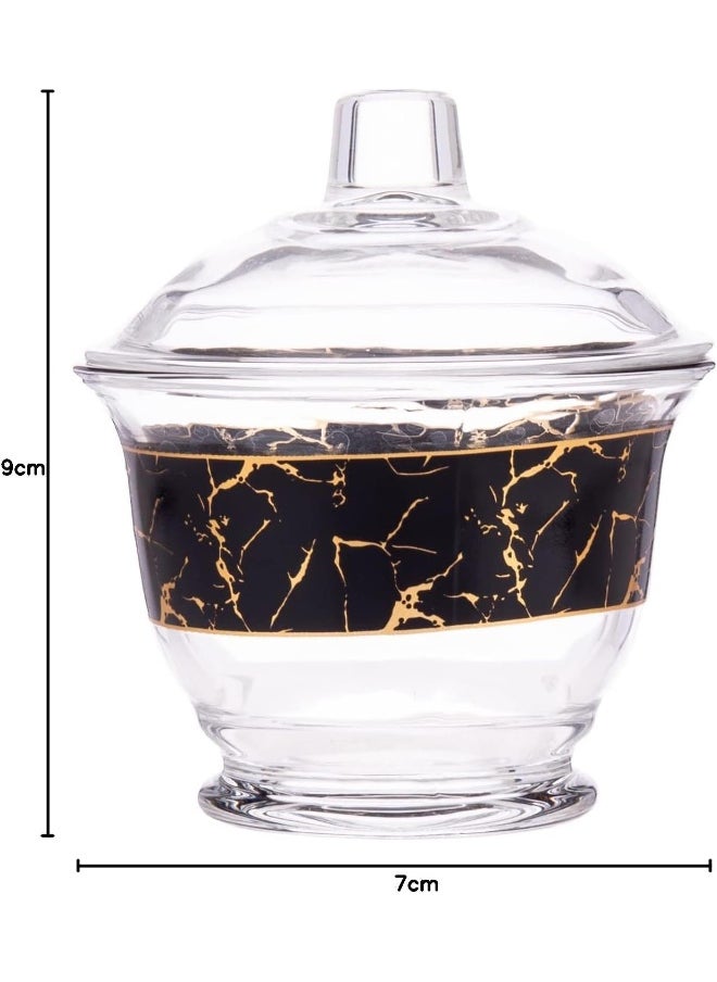 AKDC AKDC Sugar Pot L(9CM) XW(9CM) XH(7CM) Transparent  - Image 4