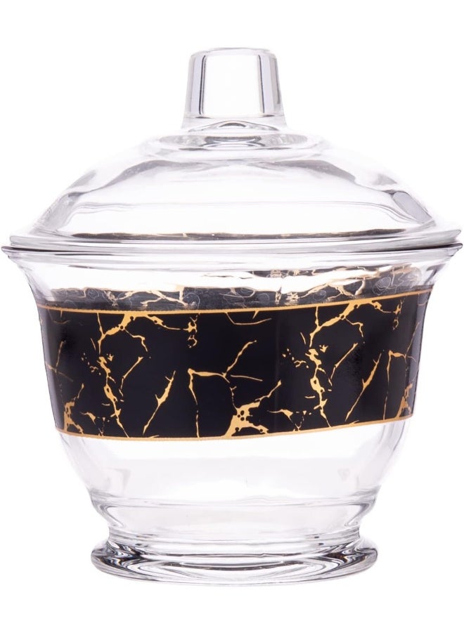 AKDC AKDC Sugar Pot L(9CM) XW(9CM) XH(7CM) Transparent  - Image 2