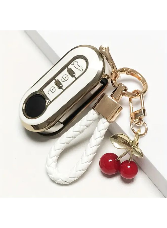 Remote Control Key Protective Cover Set Soft Material Full Coverage Red Suit - Image 4