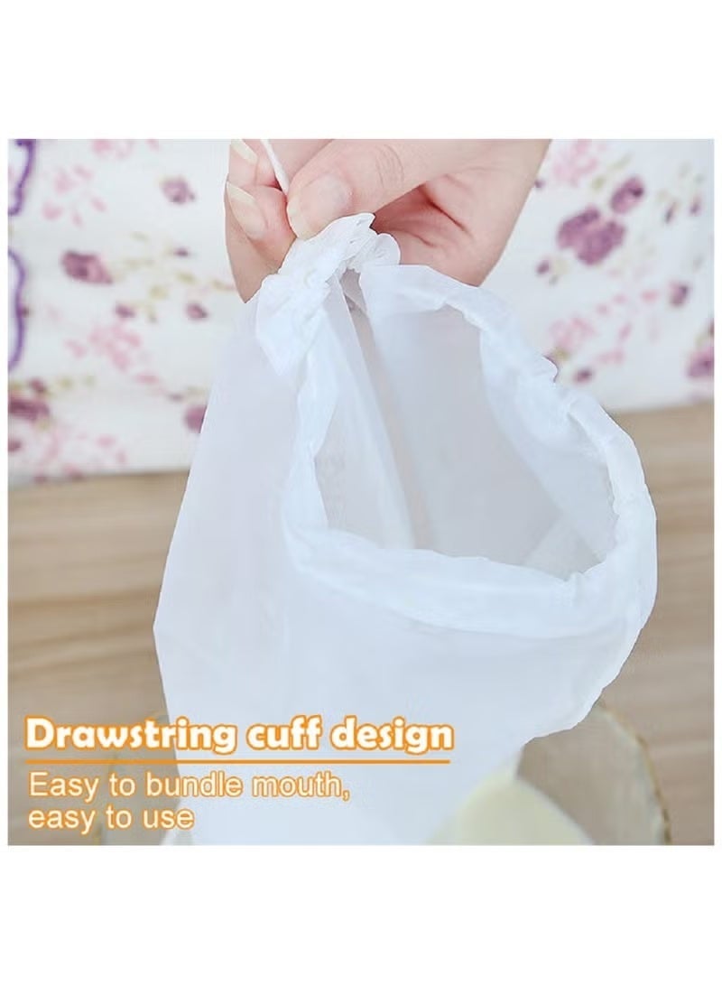 Chabeia 4 Pcs Food Grade Soy Milk Filter Bags Vegetable juice filter bag, Reusable Ultra Fine Mesh Strainer Cloth for Cooking, Baking, Juicing, Cheese Making & Crafts (20*30CM ) - Image 4