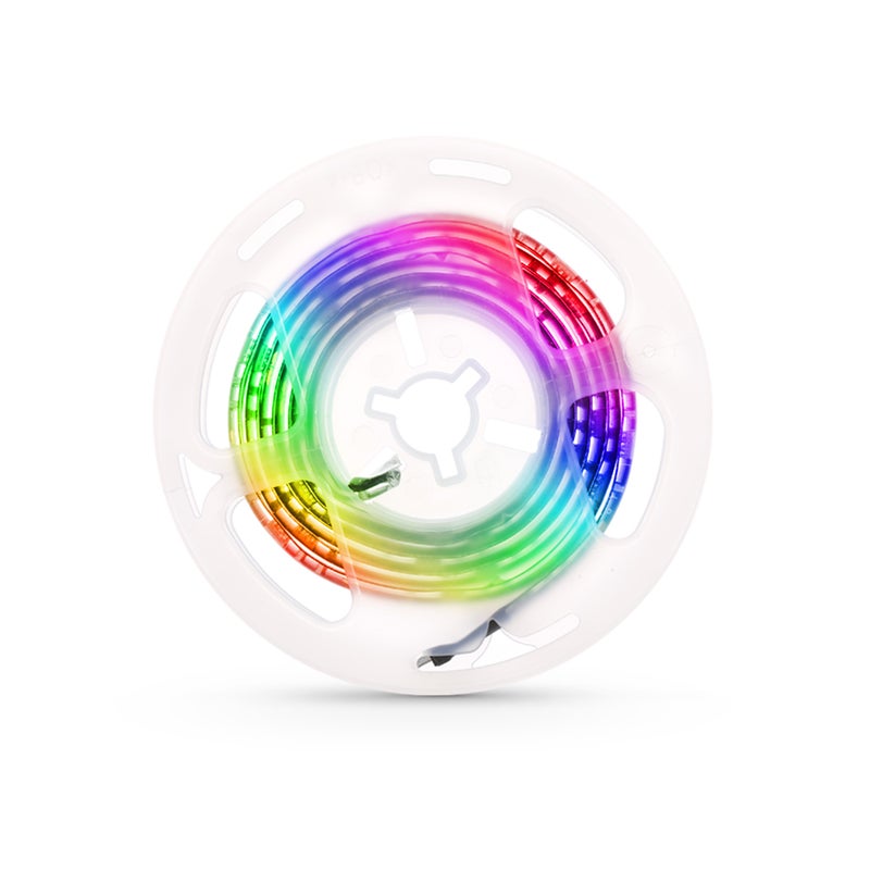 LED Computer Case Strip Light Flexible RGB Lamp Tape Diode 5V Desk Screen TV Background Lighting USB Powered 3 Key Control 2M - Image 1
