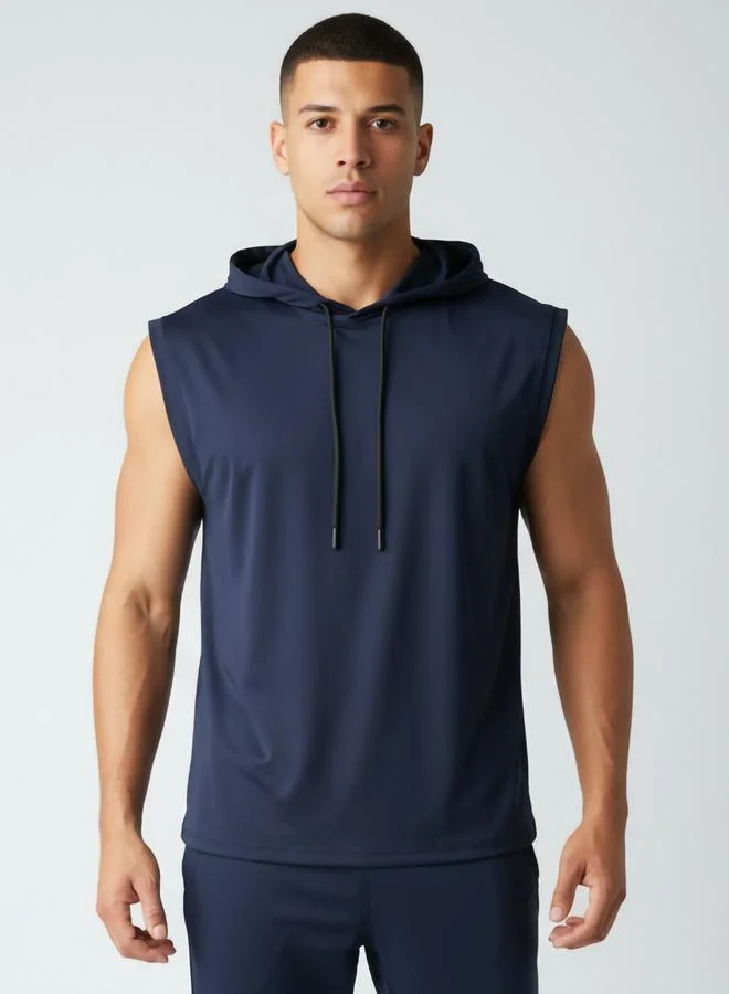 Clans&Hans Men Sleeveless Hooded Tank