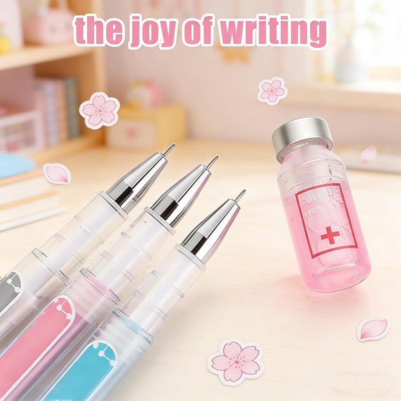 Syringe Shaped Pen 0.38mm Quick-Drying Ink - Smooth Precise Black Ink Non-Retractable Gel Pen for Nurses, Medical Students, Office Workers & Left-Handed Writers - Image 4