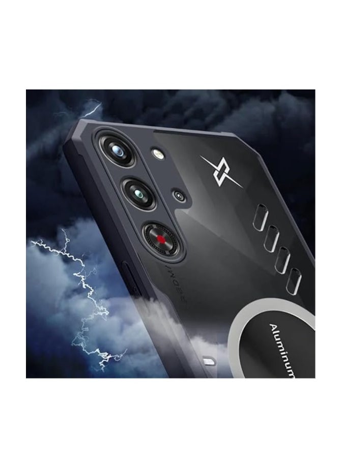 General - Case for ZTE Nubia Red Magic 10 Pro / 10 Pro Plus, Graphene Heat Dissipation Magnetic Anti-fall Phone Case, Cooling Anti-fingerprint Durable Shockproof Protective Cover - Image 1