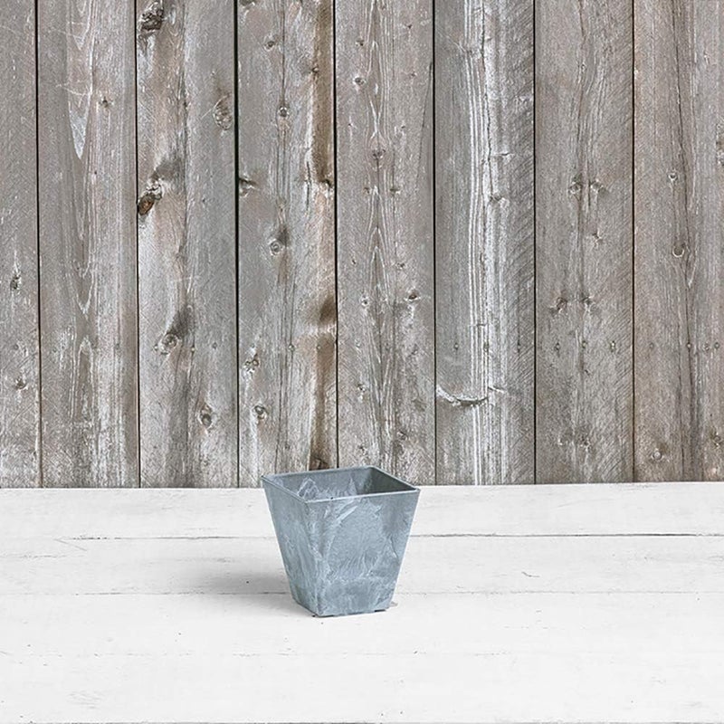 Novelty ARTSTONE 6" GRY SQ ELLA PLANTER - Image 1