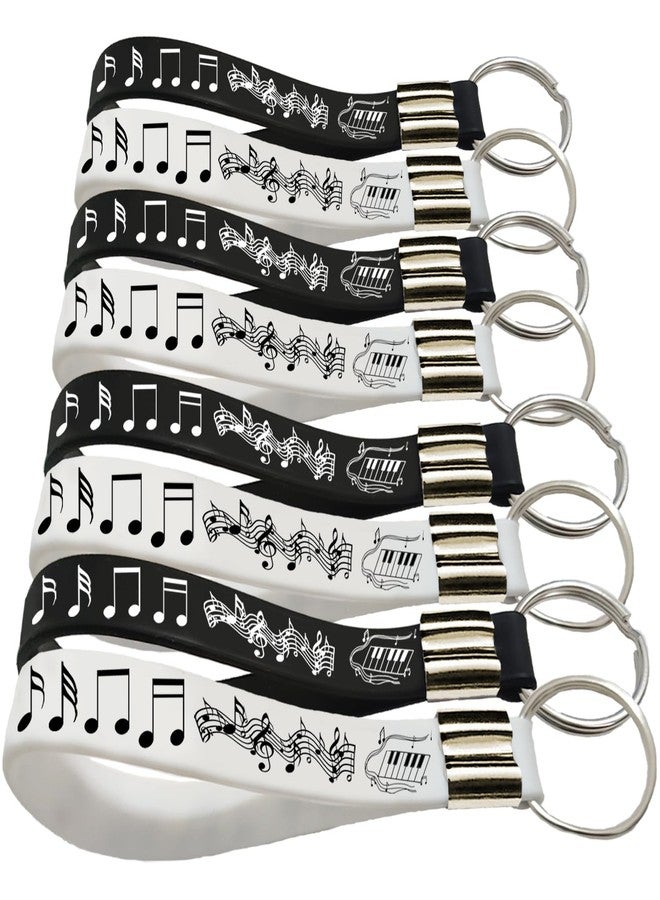 ATSMOICY 24PCS Piano Notes Silicone Keychains Music Rubber Keyrings - Choir Party Favors, Prize, Candy Decorations for Birthday Baby Shower - Image 5